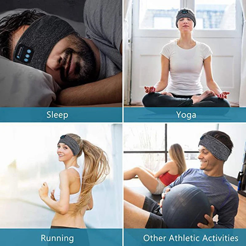 Factory Price Travel Music Handsfree Eye Mask Headsets Blue Tooth Sports Earphones Bulututh Wireless Headset Sleep Headphones