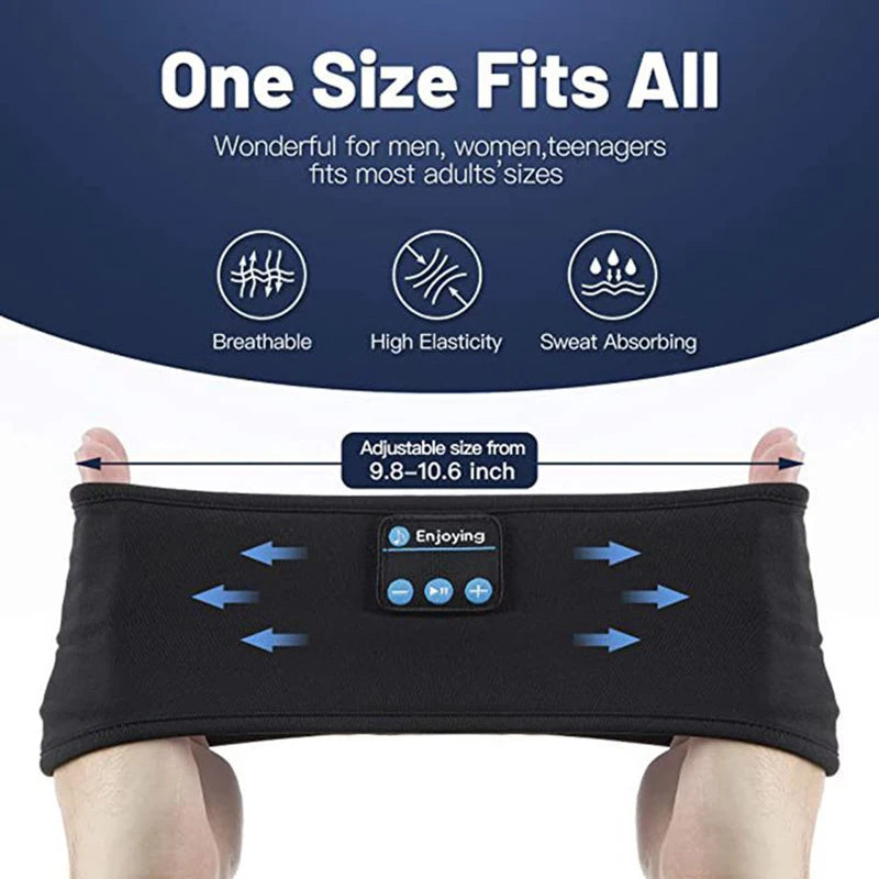 Factory Price Travel Music Handsfree Eye Mask Headsets Blue Tooth Sports Earphones Bulututh Wireless Headset Sleep Headphones