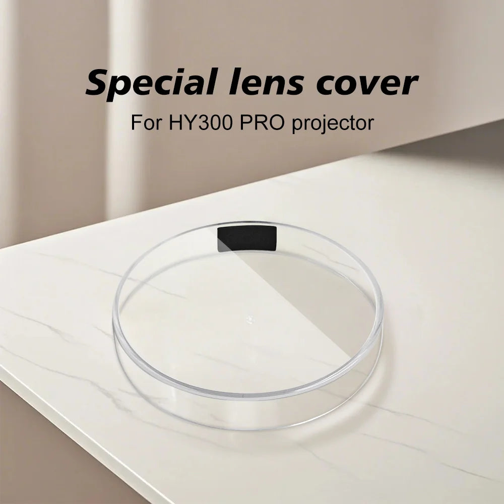 La protection de l'objectif du projecteur HY300PRO empêche la poussière d'entrer dans l'objectif, convient aux projecteurs cylindriques HY300Pro.